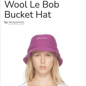 Jacquemus Hat Magenta